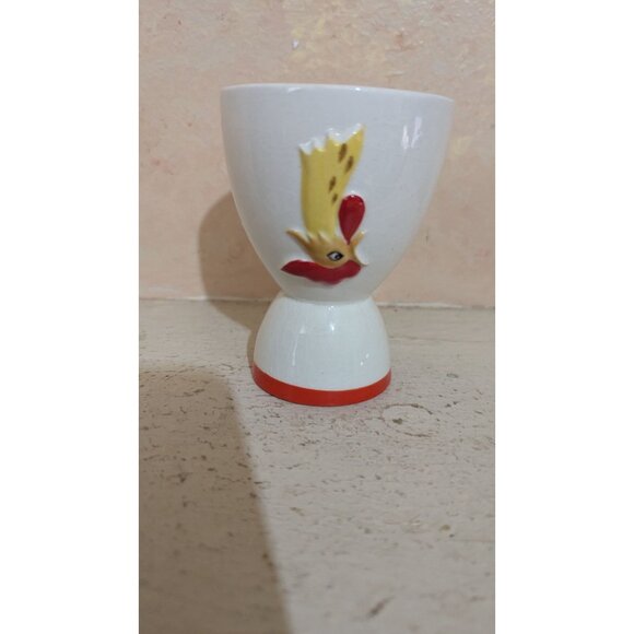 Vintage Holt Howard 1961Egg Cup Rooster Ceramic Retro Kitchen Farmhouse Kitsch - Picture 3 of 7